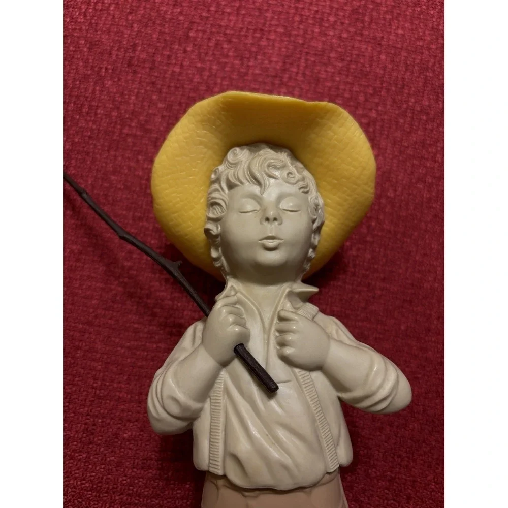 Vintage Avon Catch-A-Fish Sonnet Cologne Boy with Fishing Stick Empty No Box